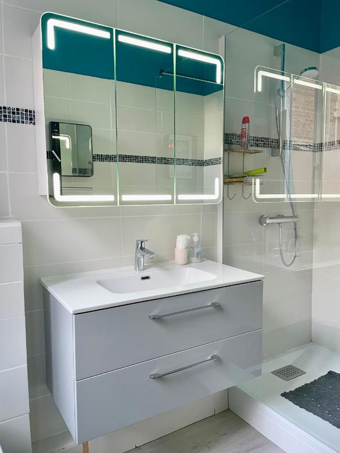 La Bateliere, Appartement Mer Avec Patio Prive Mers-les-Bains Luaran gambar